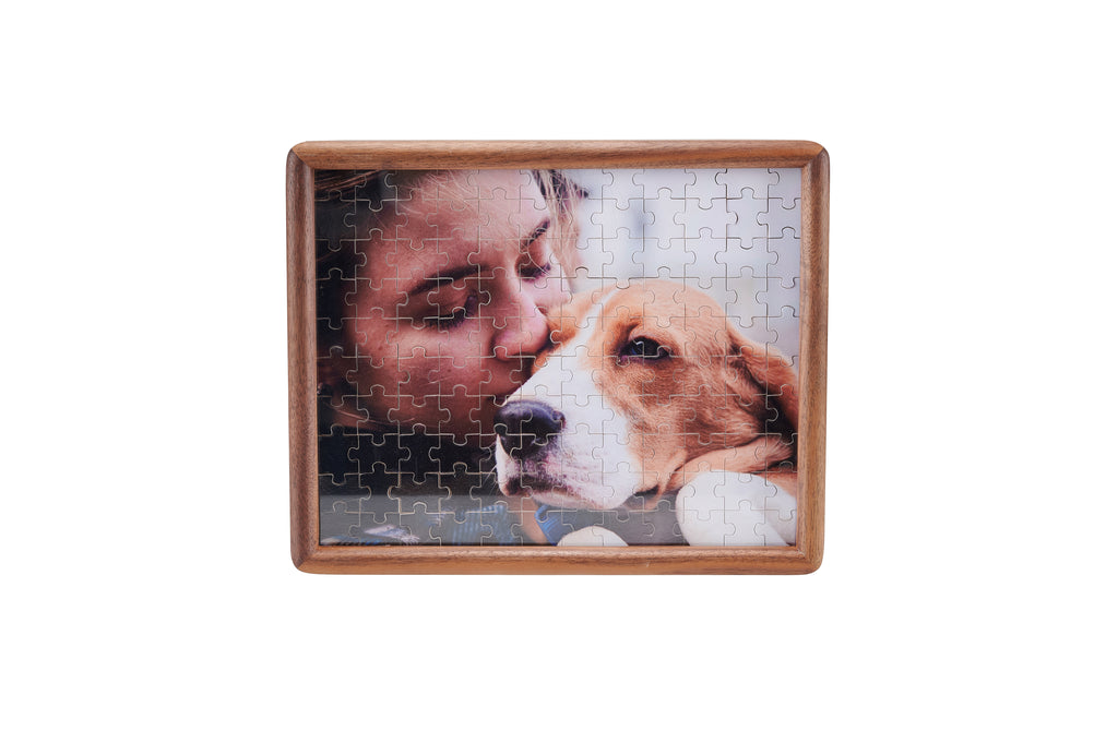 The Custom Memory Jigsaw - Your Photo on Artisan Wood