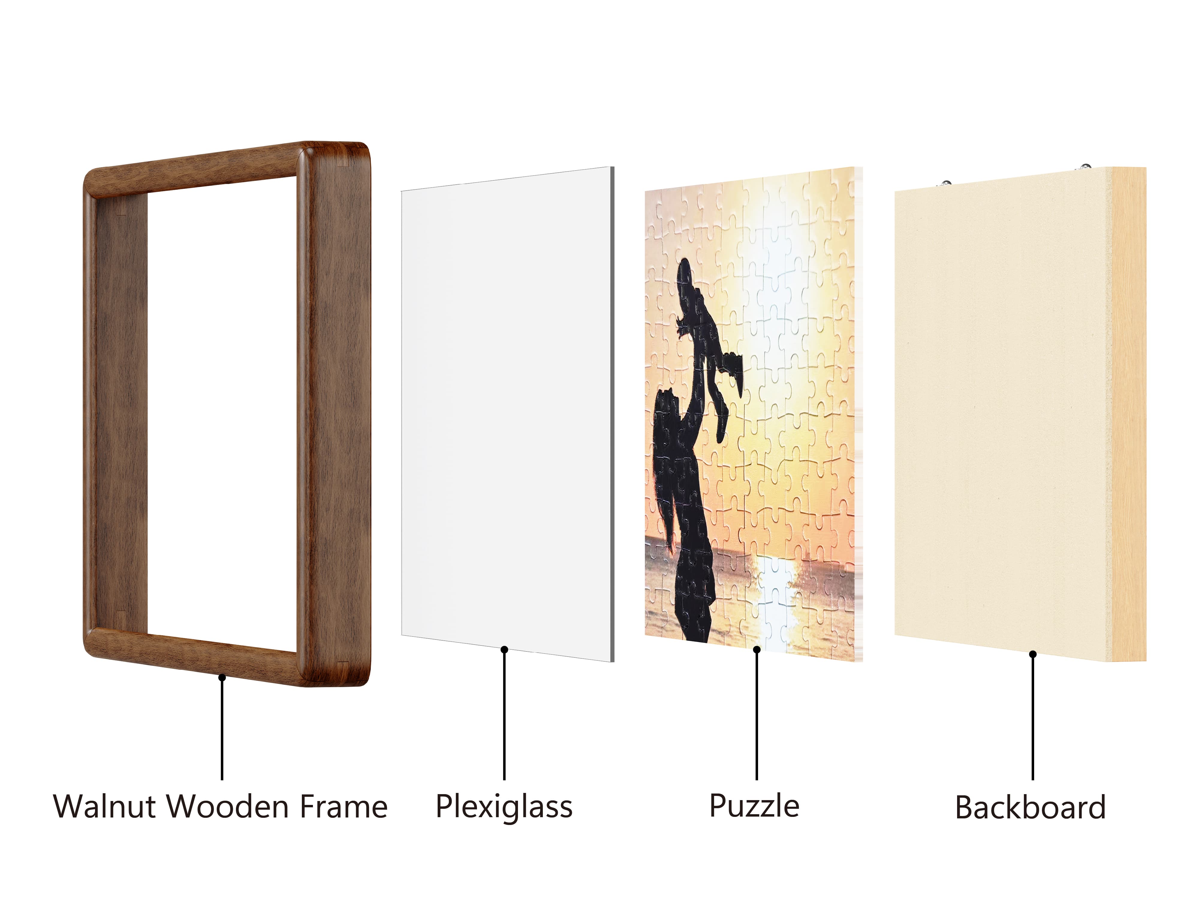 Heirloom Solid Black Walnut Frame